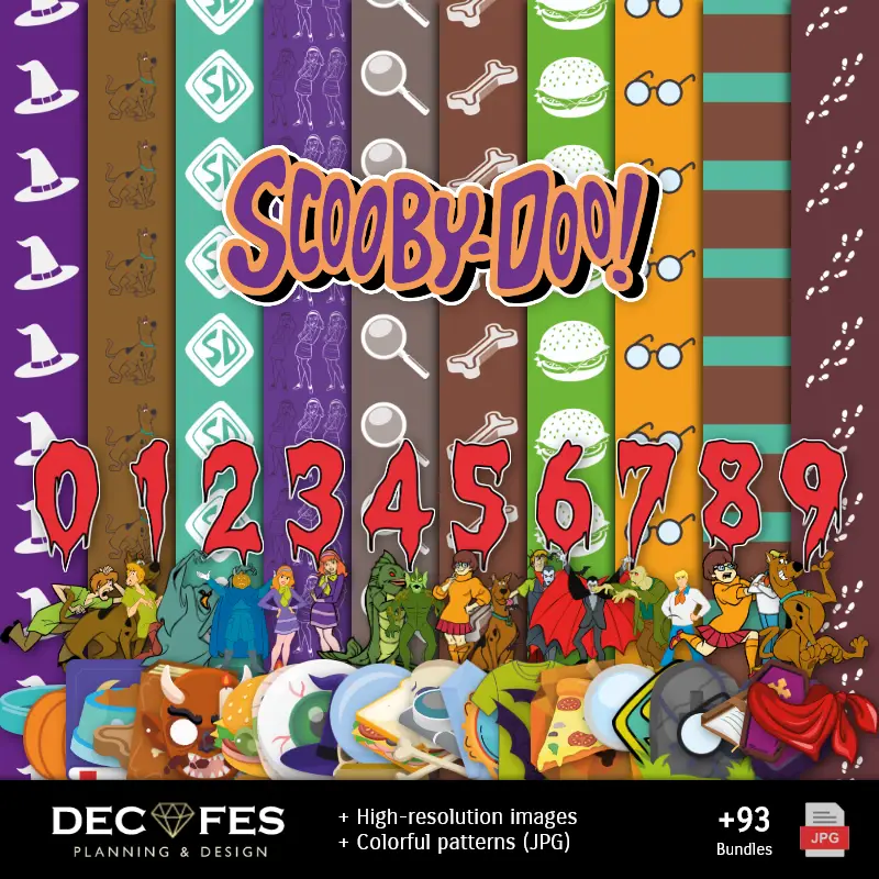 Scrapbook Scooby- Doo - Disegni stampabili per manuali