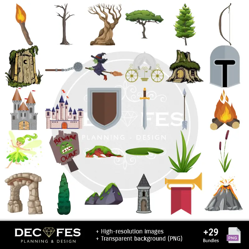 Accesorios | Scrapbook Shrek - Designs Imprimíveis para Manualidades