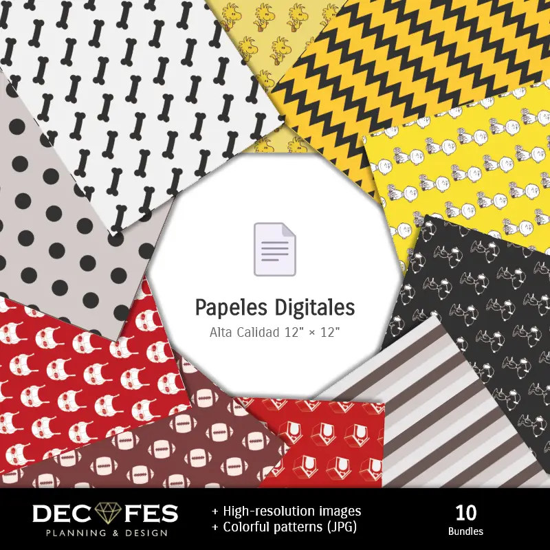 Collages | Scrapbook Snoopy - Disegni stampabili per manualitÃ