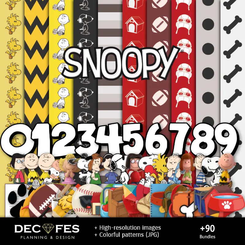 Scrapbook Snoopy - Печатный дизайн для руководств