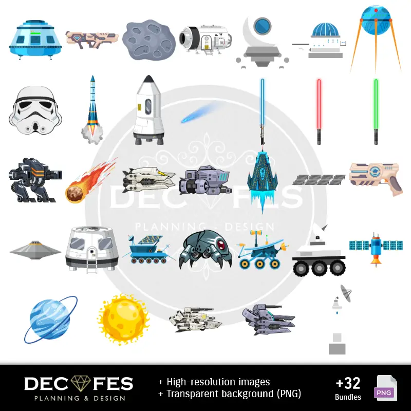 Accesorios | Scrapbook Star Wars - Designs Imprimíveis para Manualidades