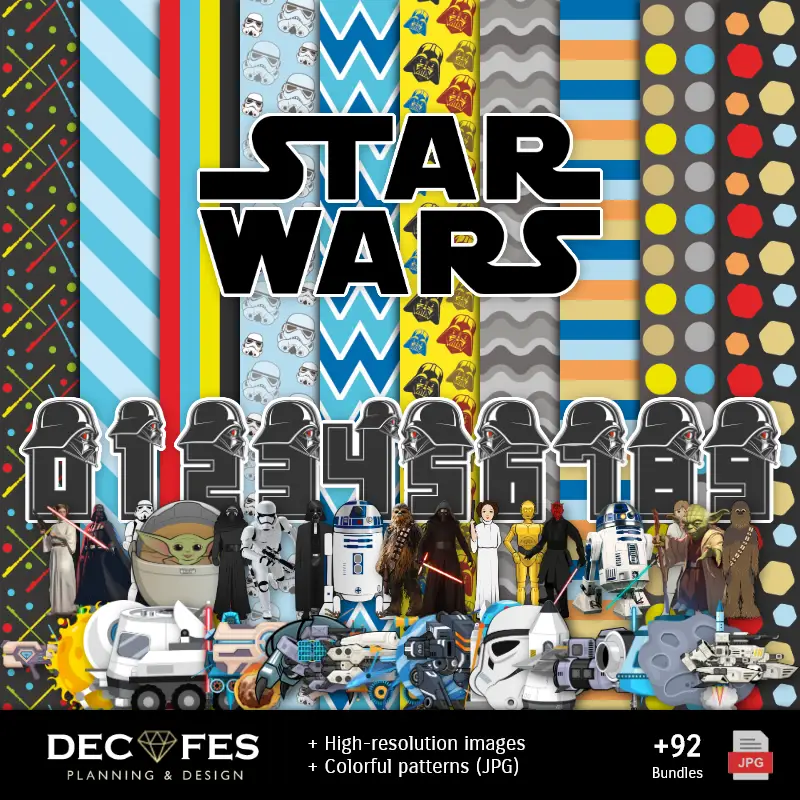 Scrapbook Star Wars - Disegni stampabili per manualitÃ