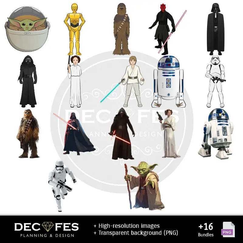 Personajes | Scrapbook Star Wars - Печатный дизайн для рукописей