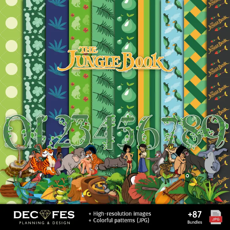 المطبوعات The Book of the Forest - Printable Designs for Manualities