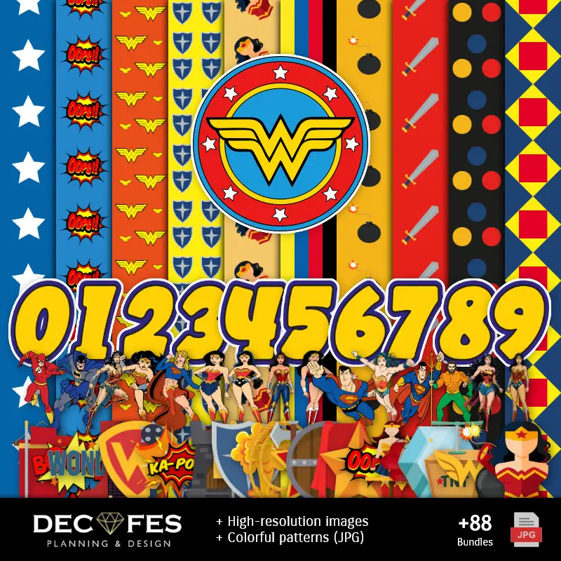 Оригинальное название: Scrapbook the Wonder Woman: Printable Designs for Manualities