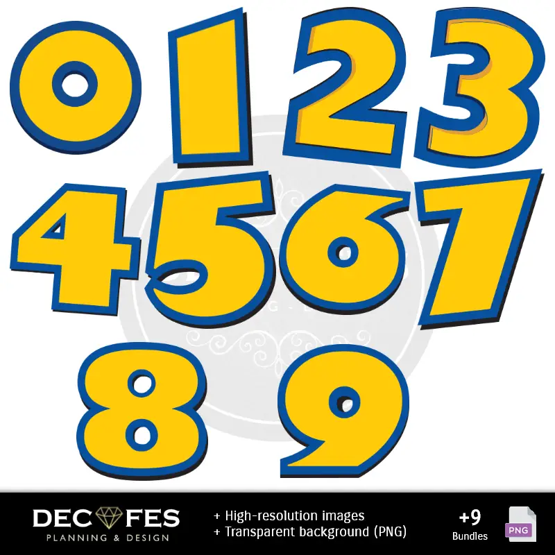 Números Temáticos | Scrapbook Toy Story - Dessins imprimables pour les manuels