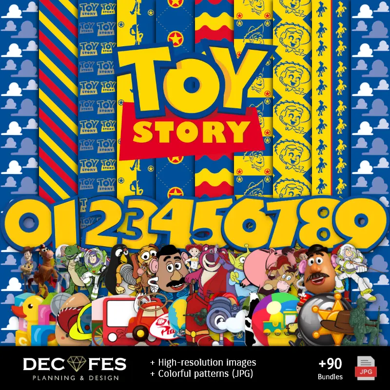 Scrapbook Toy Story - Disegni stampabili per manualitÃ