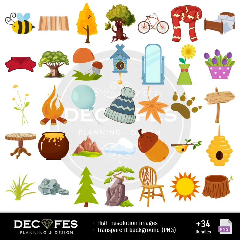 Accesorios | Scrapbook Winnie the Pooh - Diseños Imprimibles para Manualidades