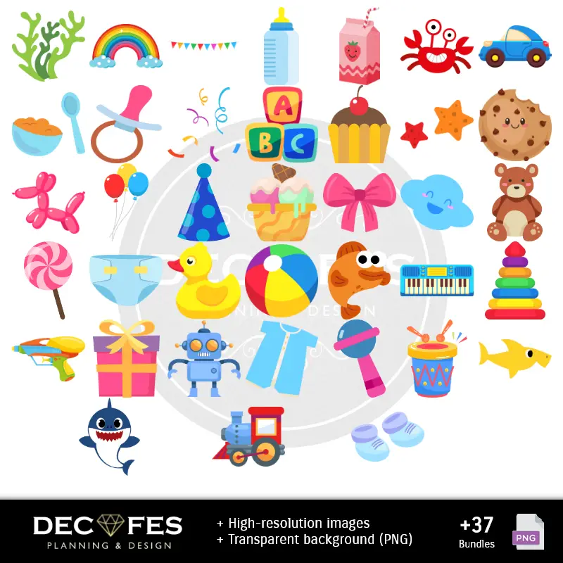 Accesorios | Scrapbooking Bebefinn - Modèles à imprimer pour loisirs créatifs