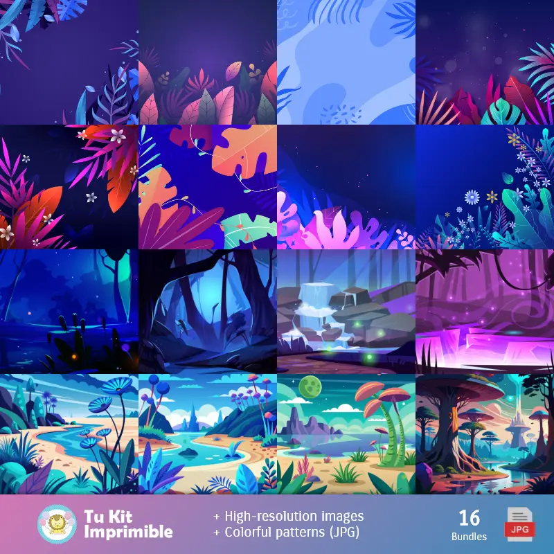 Fondos | Fundos Avatar - Papel Digital para Decoração