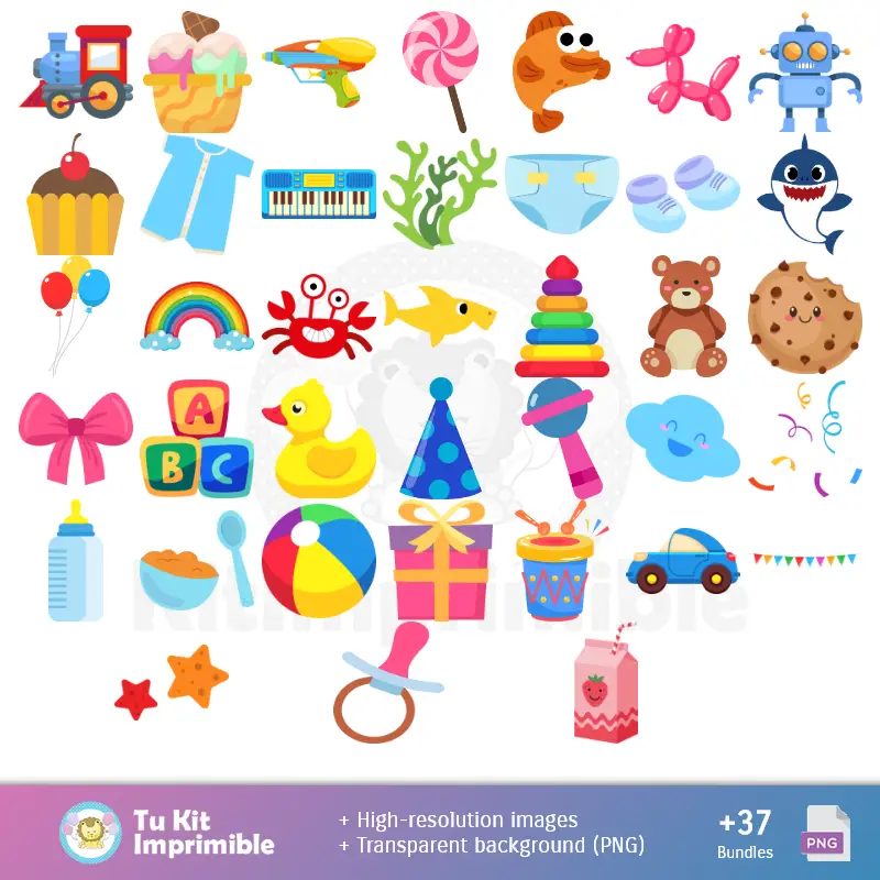 Accesorios | Sfondi Bebefinn - Carte digitali per la decorazione