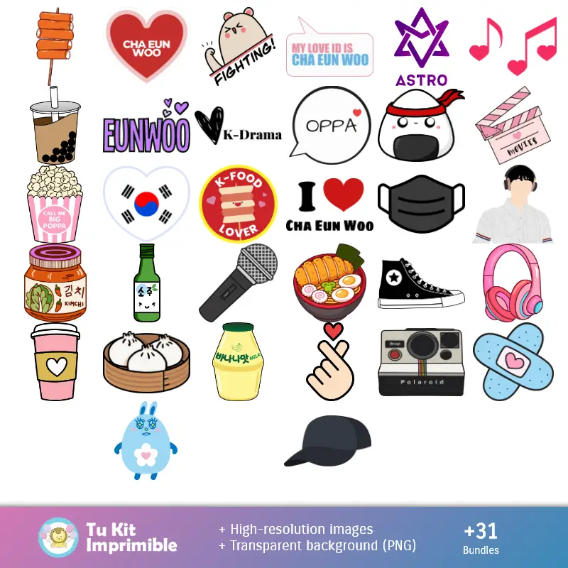 Accesorios | Sfondi Cha Eunwoo - Carte digitali per decorazioni