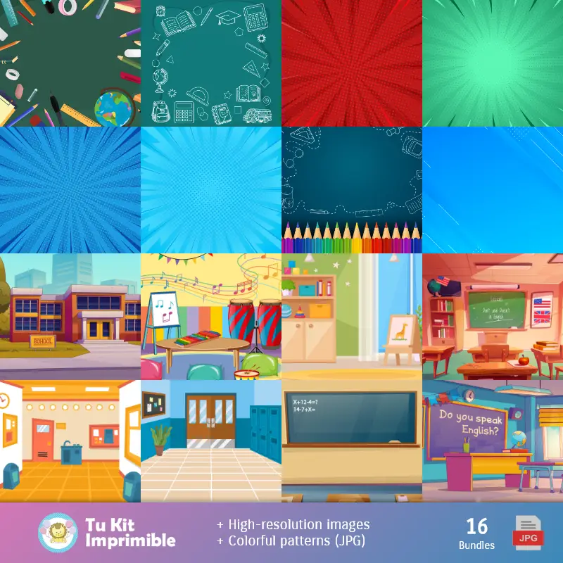 Fondos | Fundo Dia do Professor - Papel Digital para Decoração