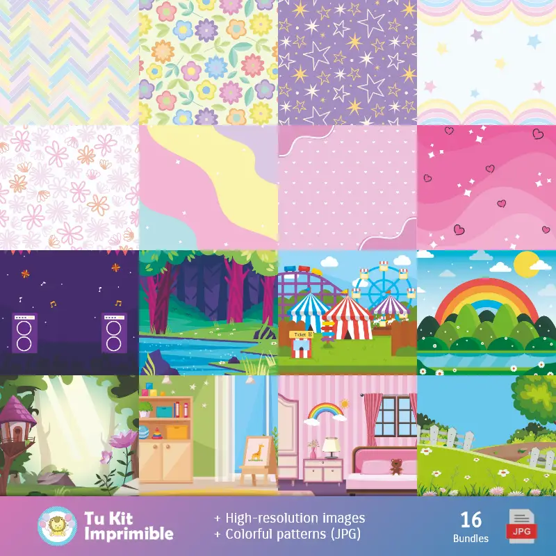 Fondos | Sfondi di Rene e Lara Campos - Carte digitali per la decorazione