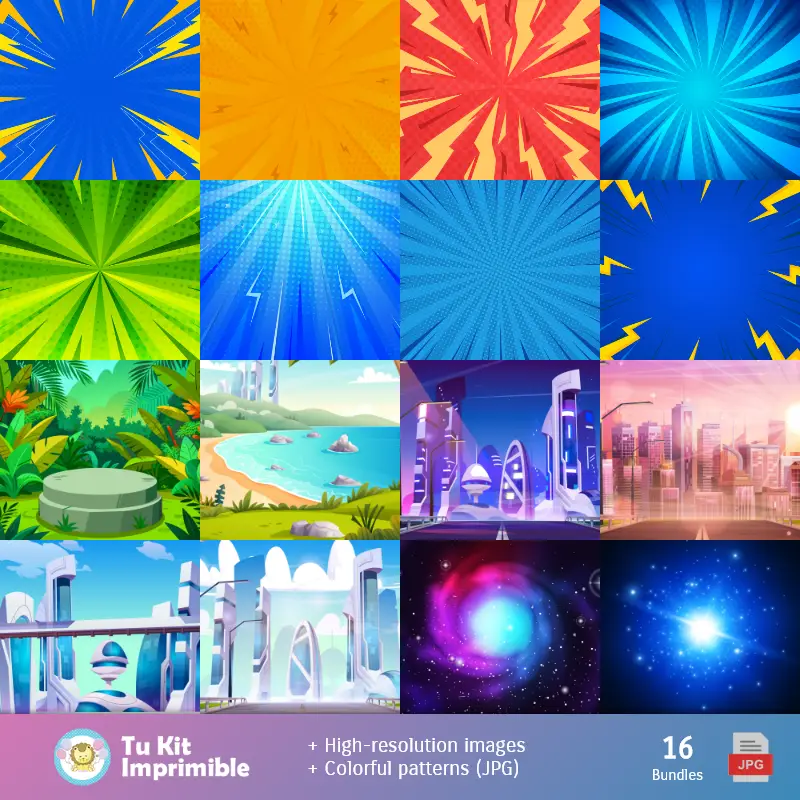 Fondos | Fundos Sonic - Papel Digital para Decoração