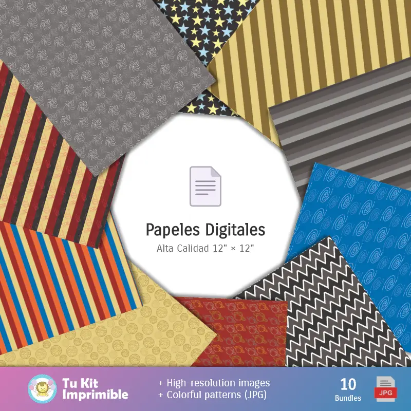 Collages | Fundos Star Wars - Papel Digital para Decoração