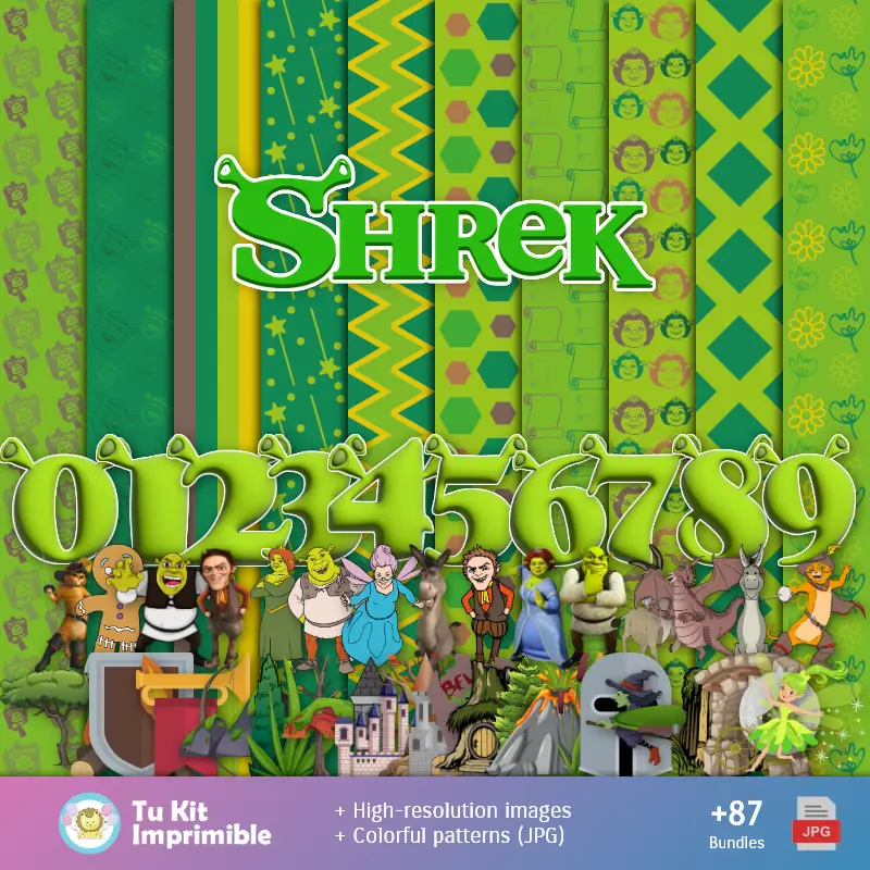 Sfondi Shrek - Carta digitale per la decorazione