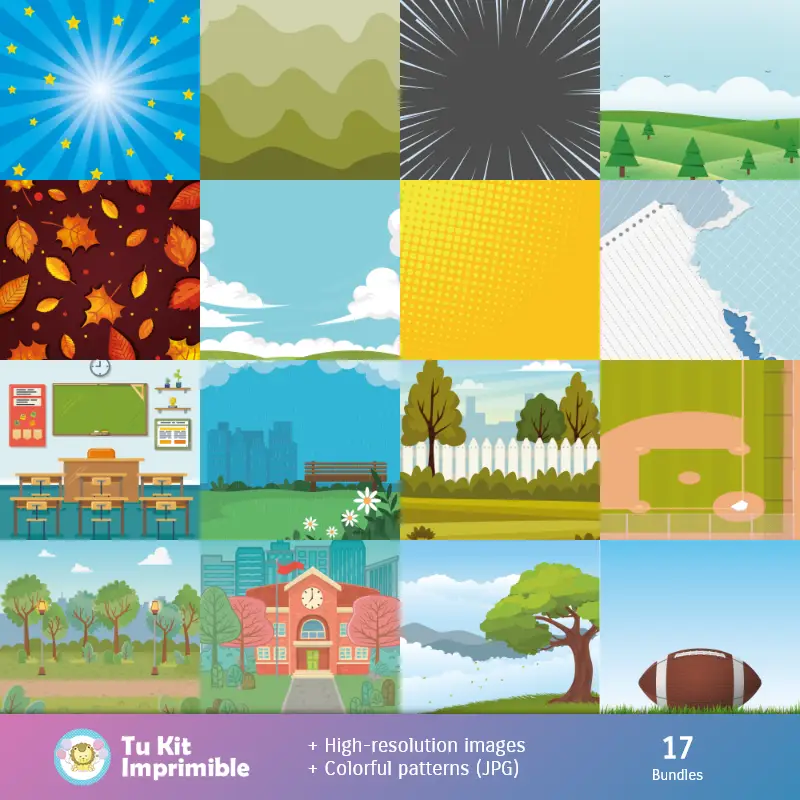 Fondos | Snoopy图案和纹理 - Scrapbook和聚会包