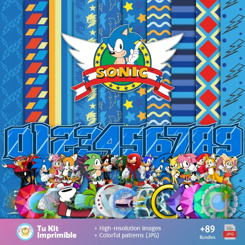 Sonic Wallpapers - Digital Decor Papers