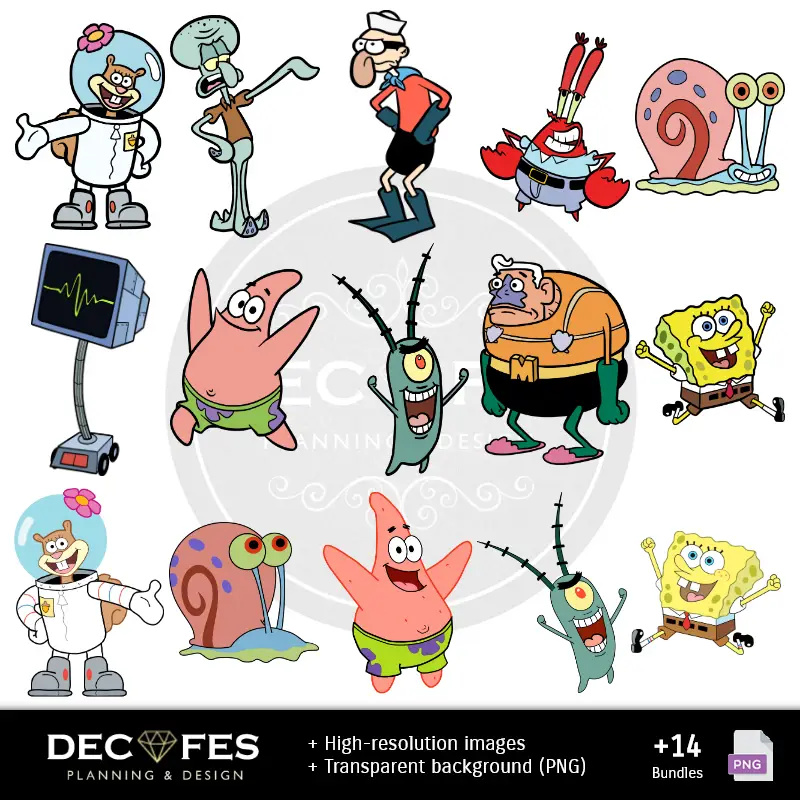 Personajes | Sponge Bob Scrapbook - Disegni stampabili per manualitÃ