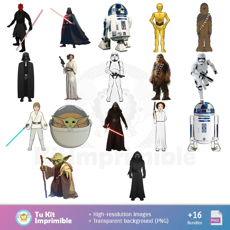 スターウォーズパターンとテクスチャ - スクラップブックとパーティーキット