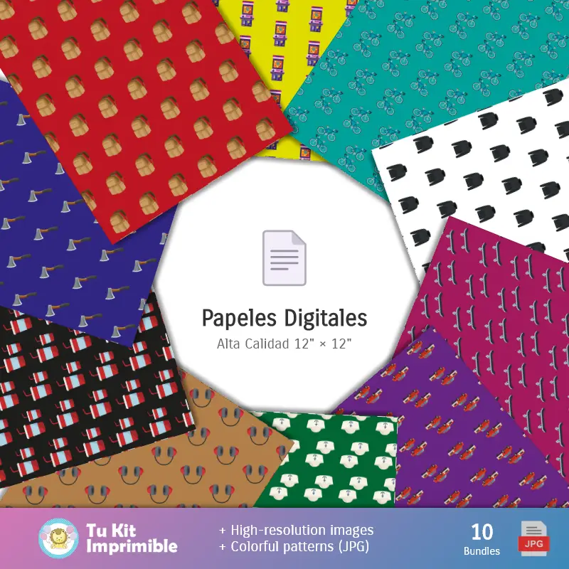 Collages | Cose più strane - Scrapbook e kit di partito