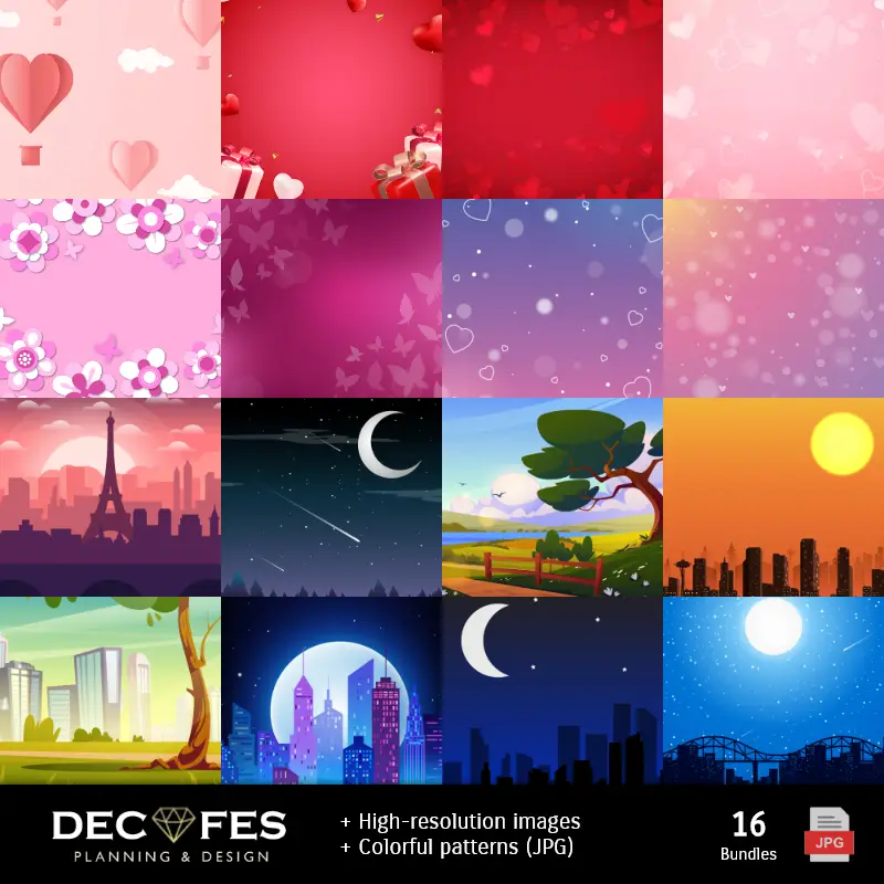 Fondos | Strapbook Saint Valentin - Conceptions imprimables pour les manuels