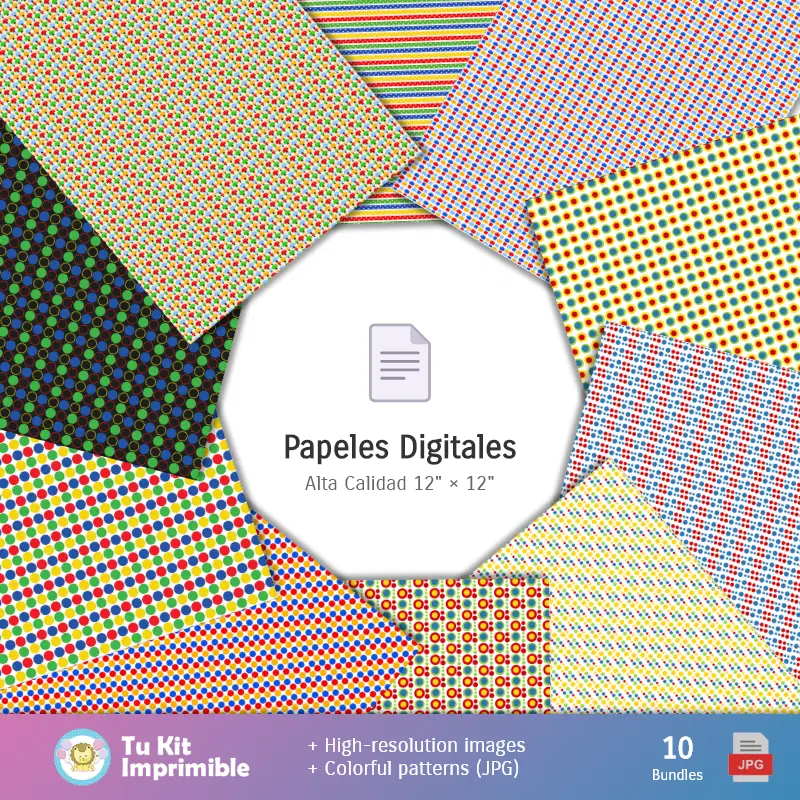 Collages | Super Mario Bros patterns and textures - Scrapbook and Party kits