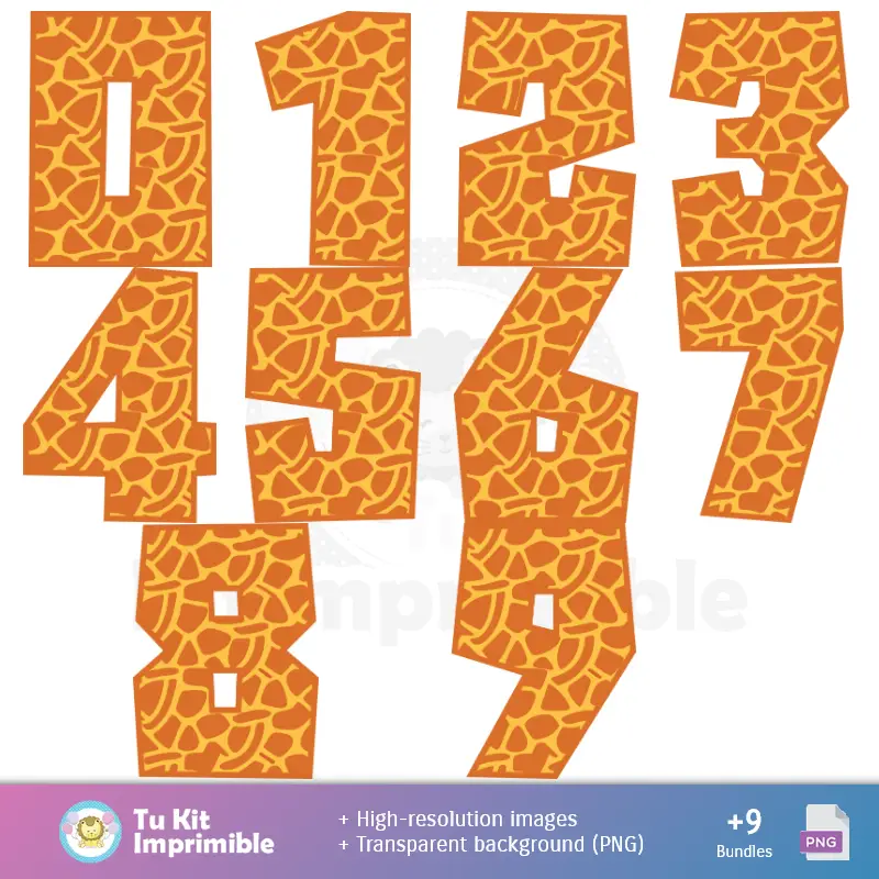 Números Temáticos | The 4 Fantastic Wallpapers - Digital Decor Papers