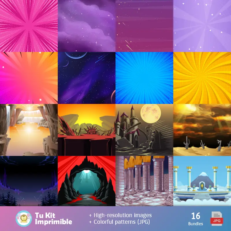 Accesorios | The Knights of the Zodiac - Digital Decoration Papers