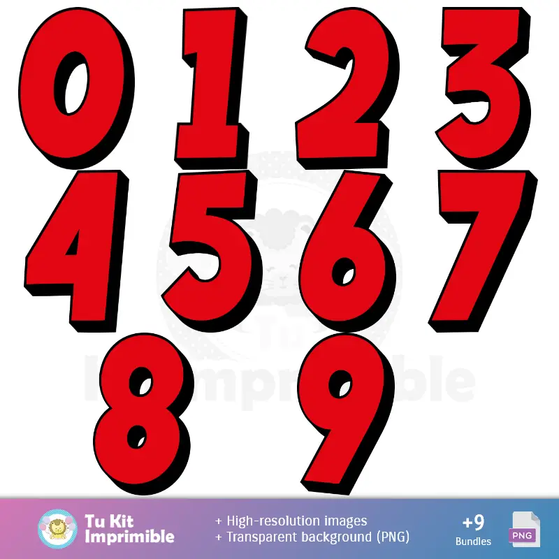 Números Temáticos | ワンダーレディースパターンとテクスチャ - スクラップブックとパーティーキット