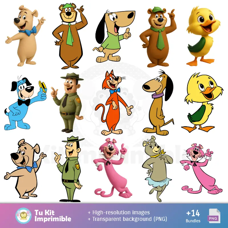 Der Yogi Bär - Scrapbook und Party Kits