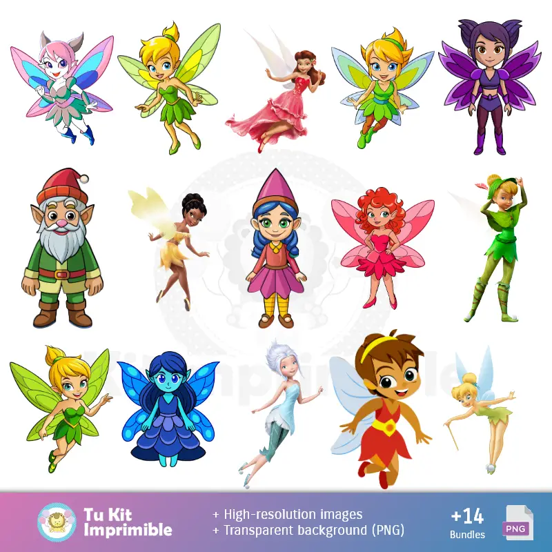 Fondos | Tinker Bell - Scrapbook e Kit di partito