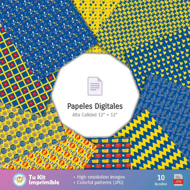 Collages | Toy Story modelli e texture - Scrapbook e kit partito