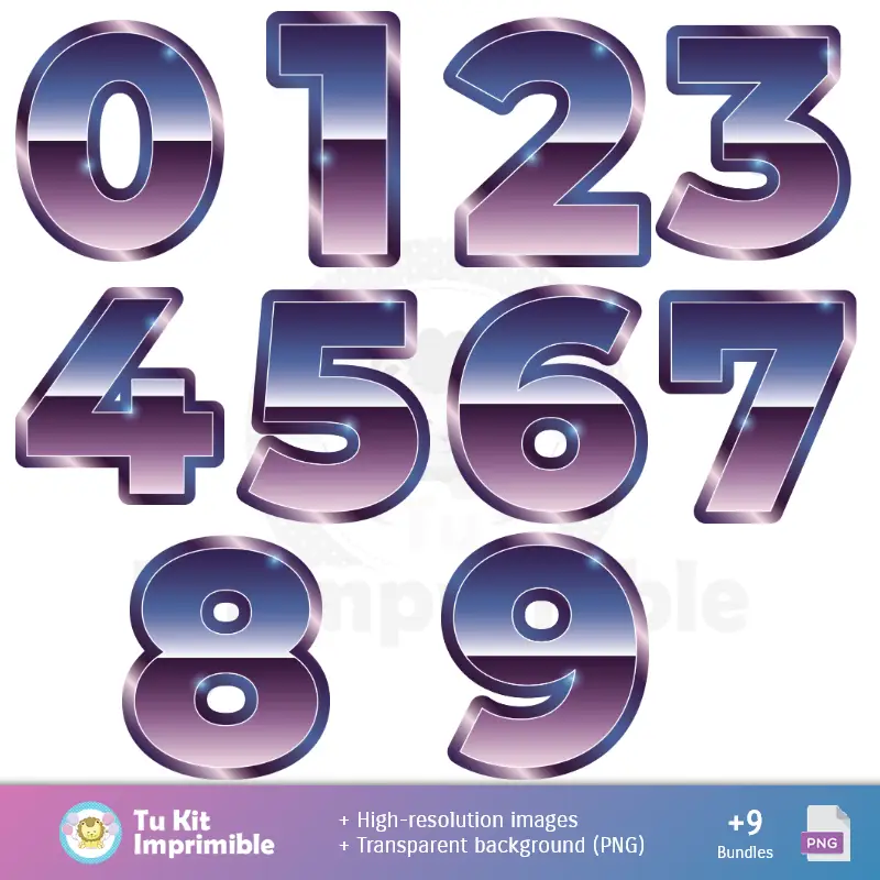 Números Temáticos | 变形器壁纸 - 数字装饰纸