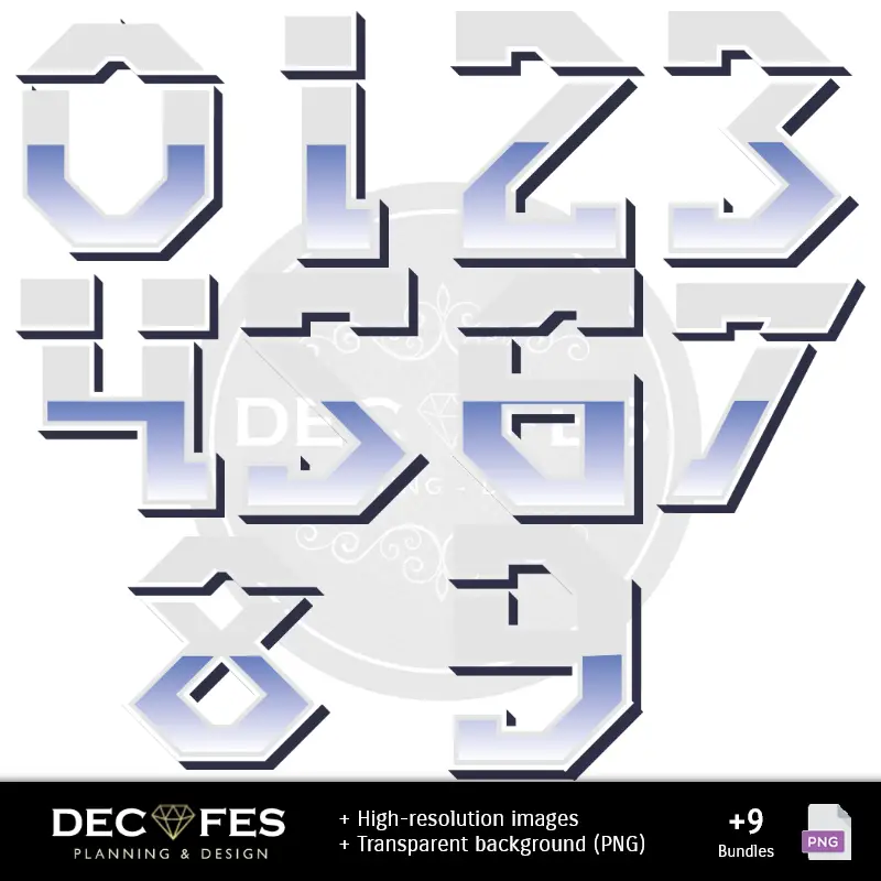 Números Temáticos | Scrapbook Transformers - Designs Imprimíveis para Manualidades