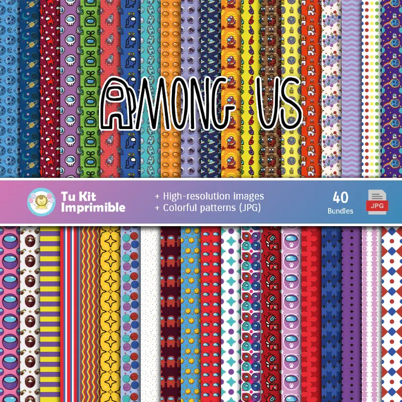 Tra noi Digital Paper Set - Fontane per Fiestas e Scrapbooking