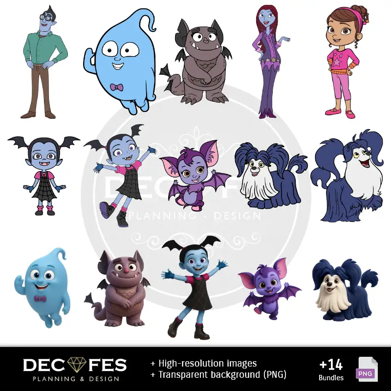 Personajes | Vampire Digital Paper - Stampabile per Scrapbook e fai da te