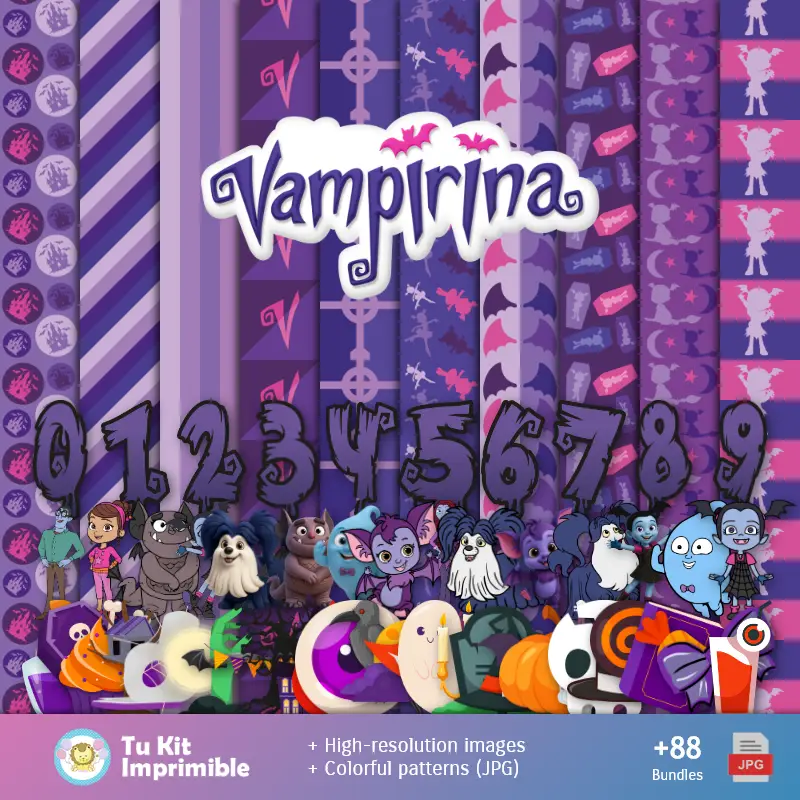 Sfondi vampiro - Carte di decorazione digitale