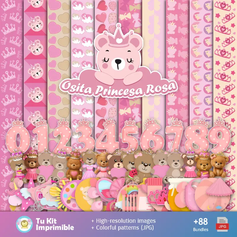 Hintergrundbilder Osito Rosa - Digitale Dekorpapiere