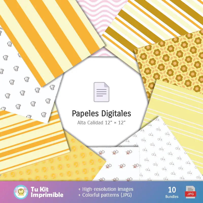 Collages | Wedding Wallpapers - Digital Decor Papers