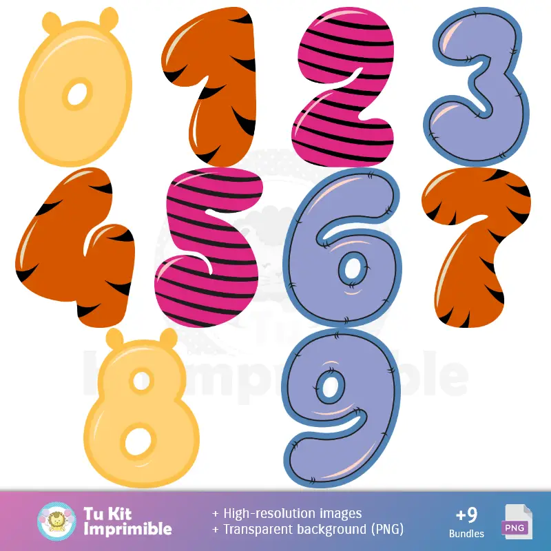 Accesorios | Padrões e Texturas Winnie the Pooh - Kits de Scrapbook e Festas