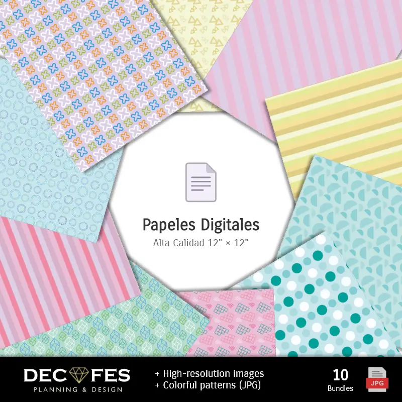 Números Temáticos | Carta digitale invernale - Stampabile per Scrapbook e fai da te