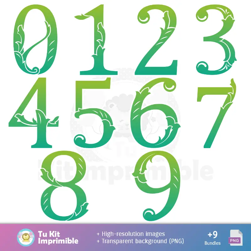 Números Temáticos | Carta da parati Zootopia - Carte di Decorazione Digitale