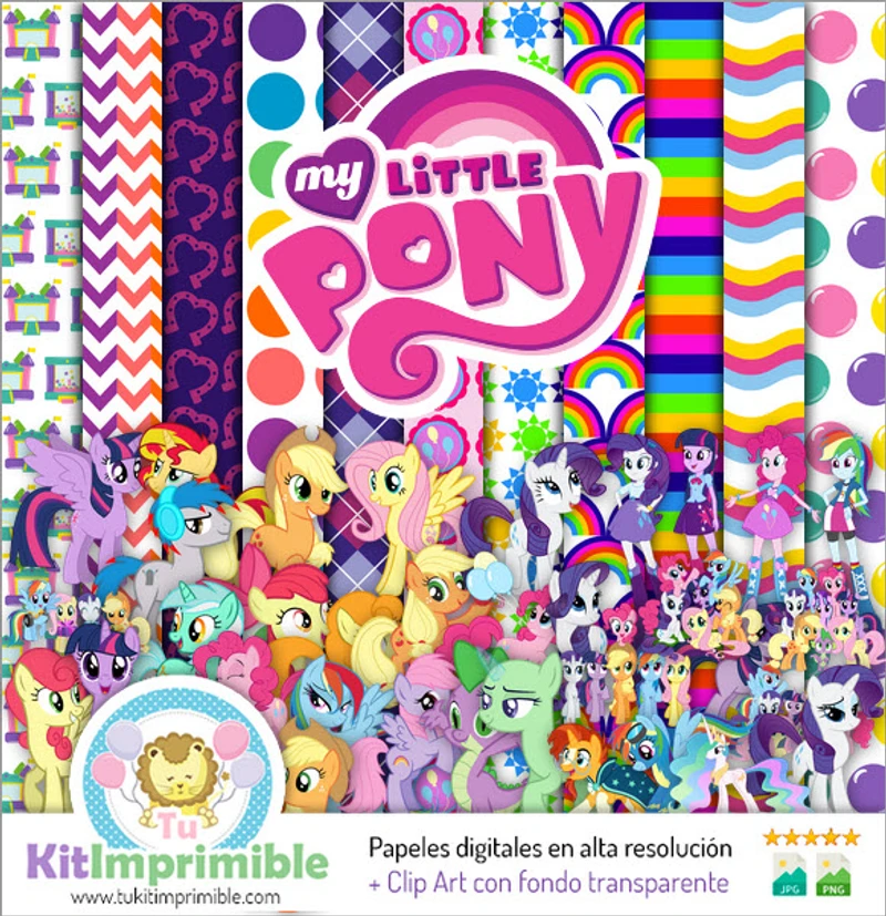 Álbum de Recortes Premium My Little Pony Equestria Digital - M8