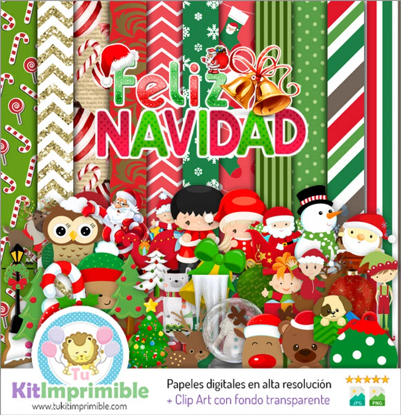 Album de scrapbooking numérique premium Joyeux Noël - M8