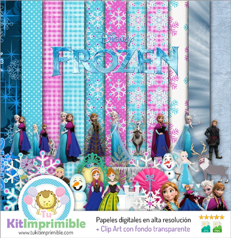 Album numérique de scrapbooking créatif sur le thème de la glace - M7