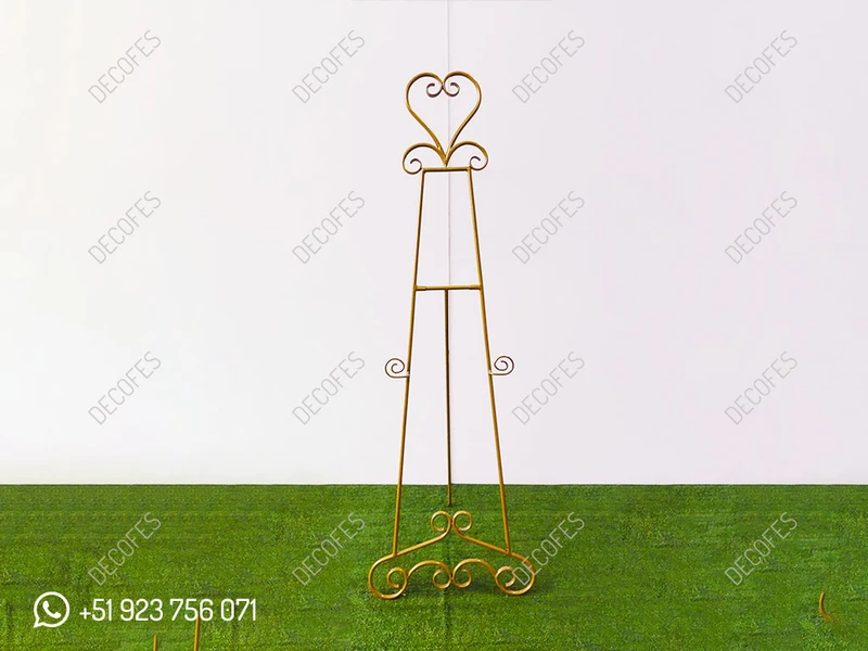 Atril para Cuadros Modelo Corazón