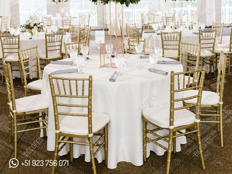 Cadeiras Tiffany para eventos