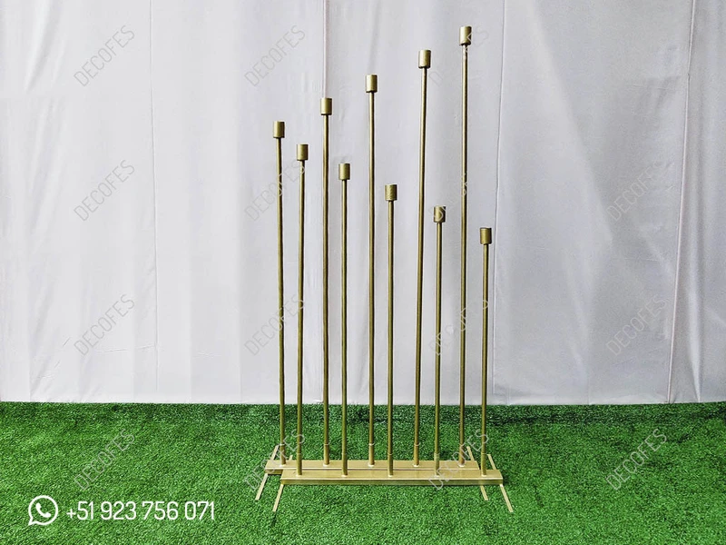 Candelabri decorativi per eventi.